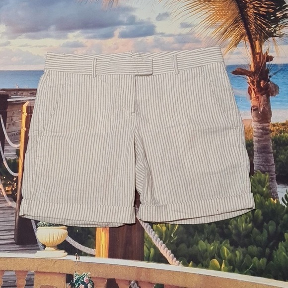 Theory Pinstripe Shorts Size 2 - Picture 1 of 4